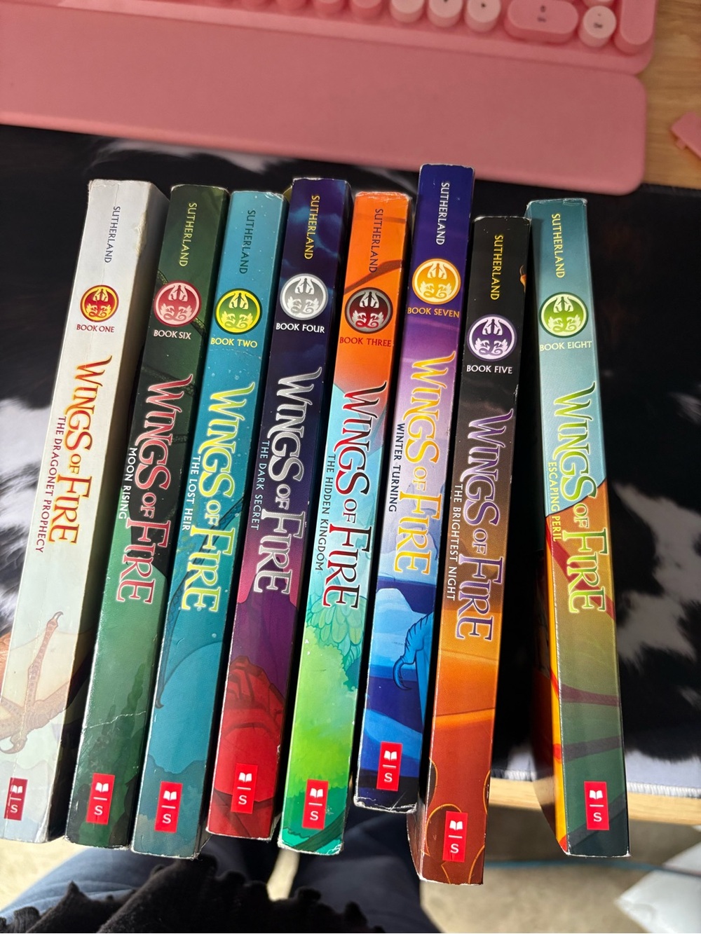 Wings of Fire Collection by — Multicolor Spine Set